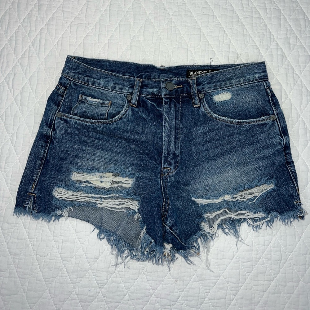 Blank NYC Size 28 Cut Off Jean Shorts